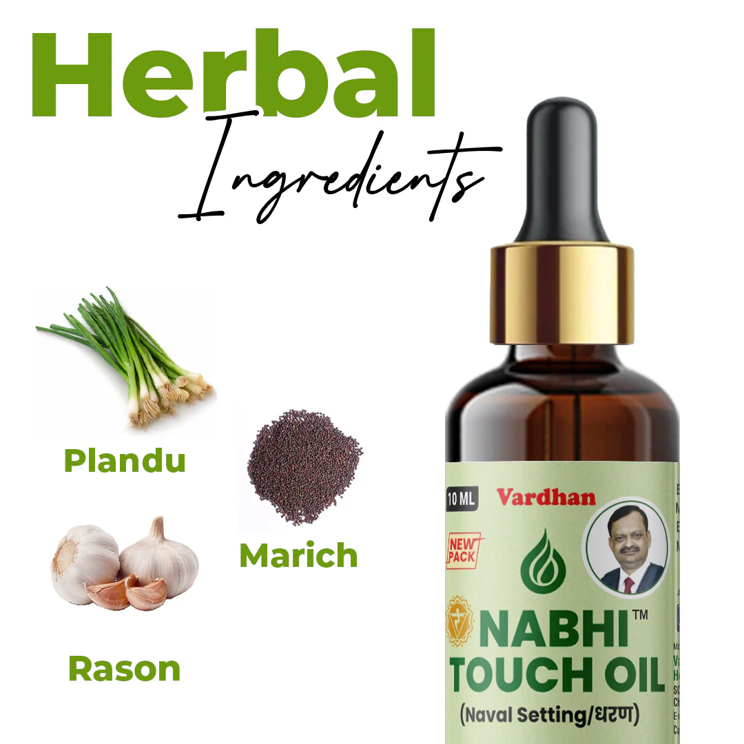 Nabhi Touch Ayurvedic Relief oil Belly Button Oil - 10 ml - Image 3