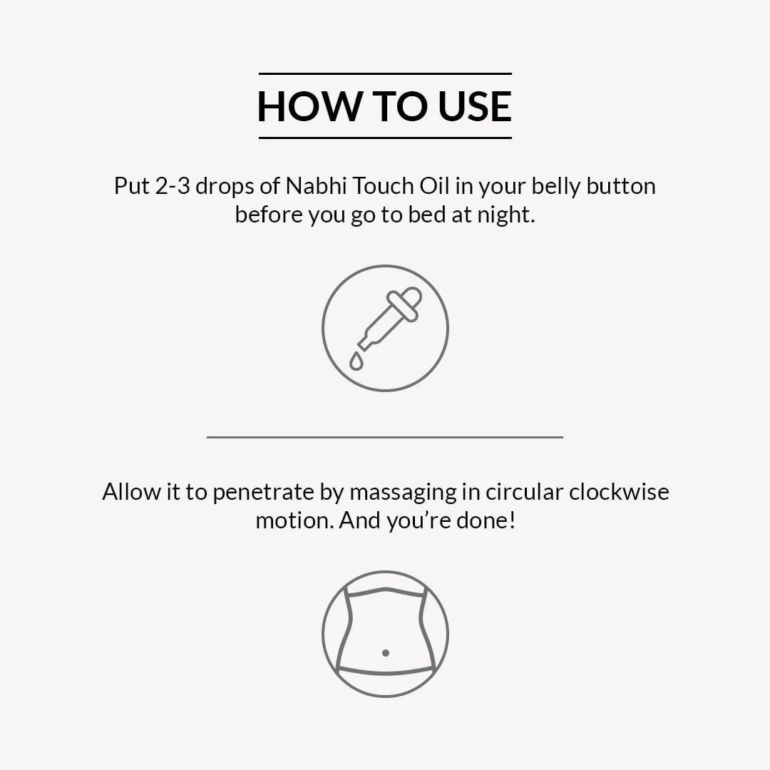 Nabhi Touch Ayurvedic Relief oil Belly Button Oil - 10 ml - Image 7