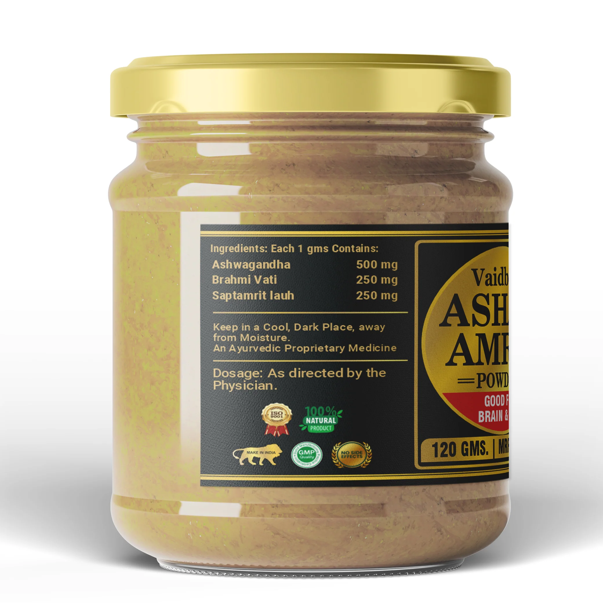 Vaidban Ashaw Amrit Powder: Enhance Your Cognitive and Visual Health Naturally - Image 5