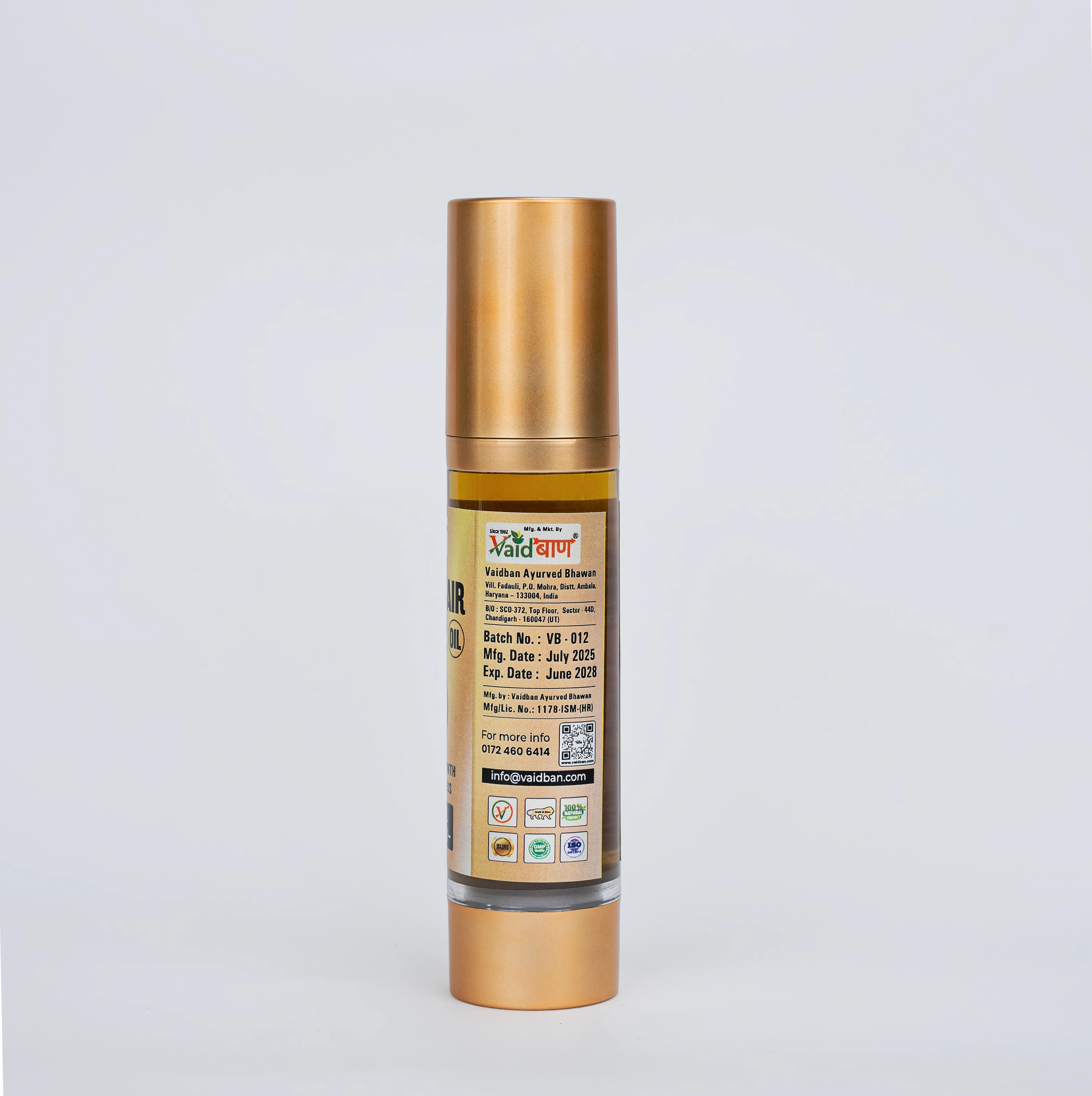 Vaidban Beard Hair Growth Oil – Helps Beard Growth & Prevents Dryness - Image 2