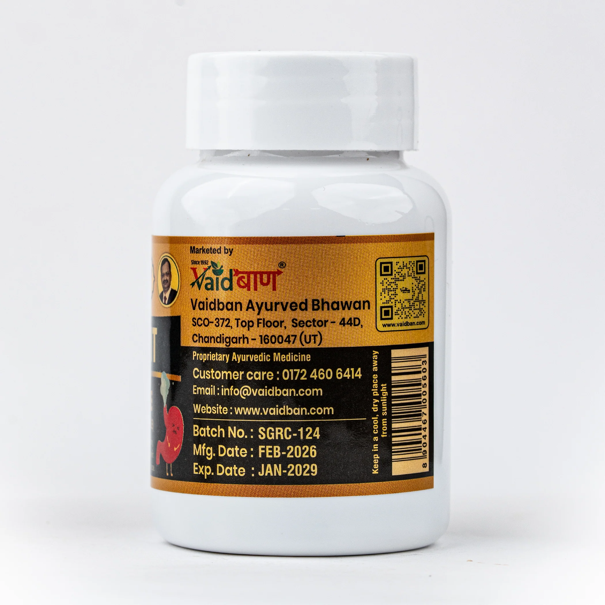 Vaidban Gas Fit Capsule (Gasrid Capsule) – Acidity, Gas & Flatulence Relief - Image 3