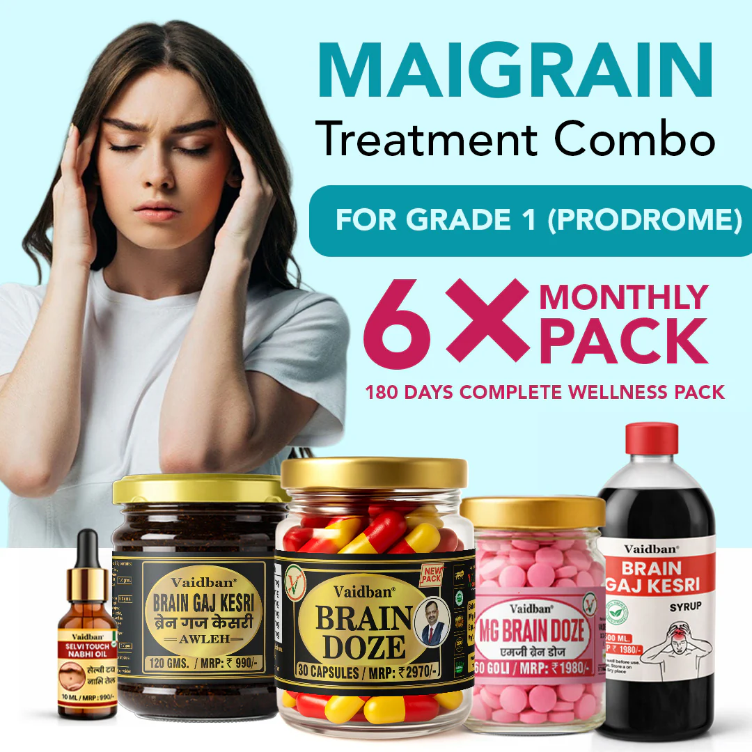 Vaidban Migraine Treatment Combo for Grade 1 (Prodrome) - Image 3