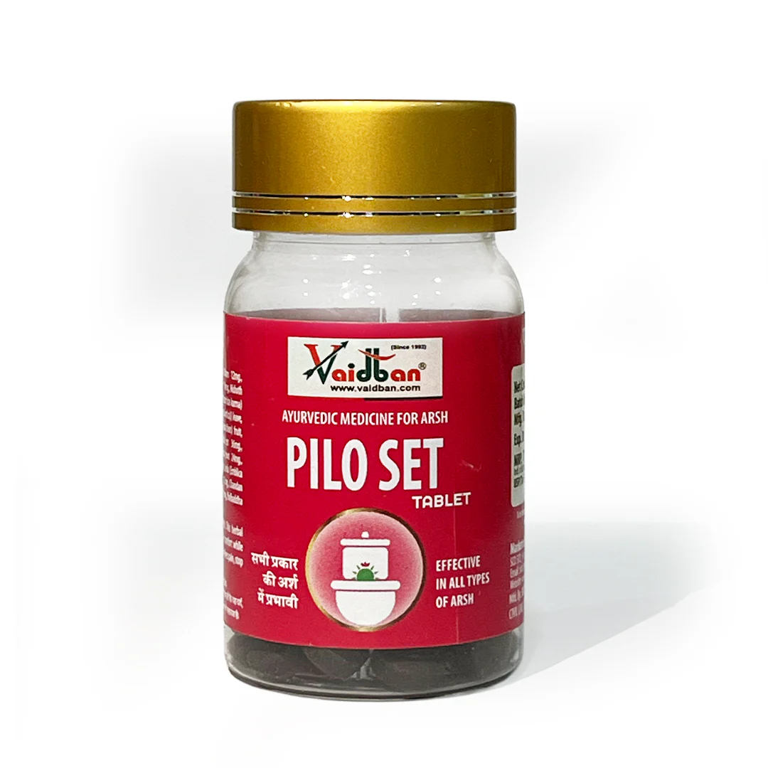 Vaidban Pilo Set Tablet – Ayurvedic Relief for All Types of Piles & Arsh - Image 2