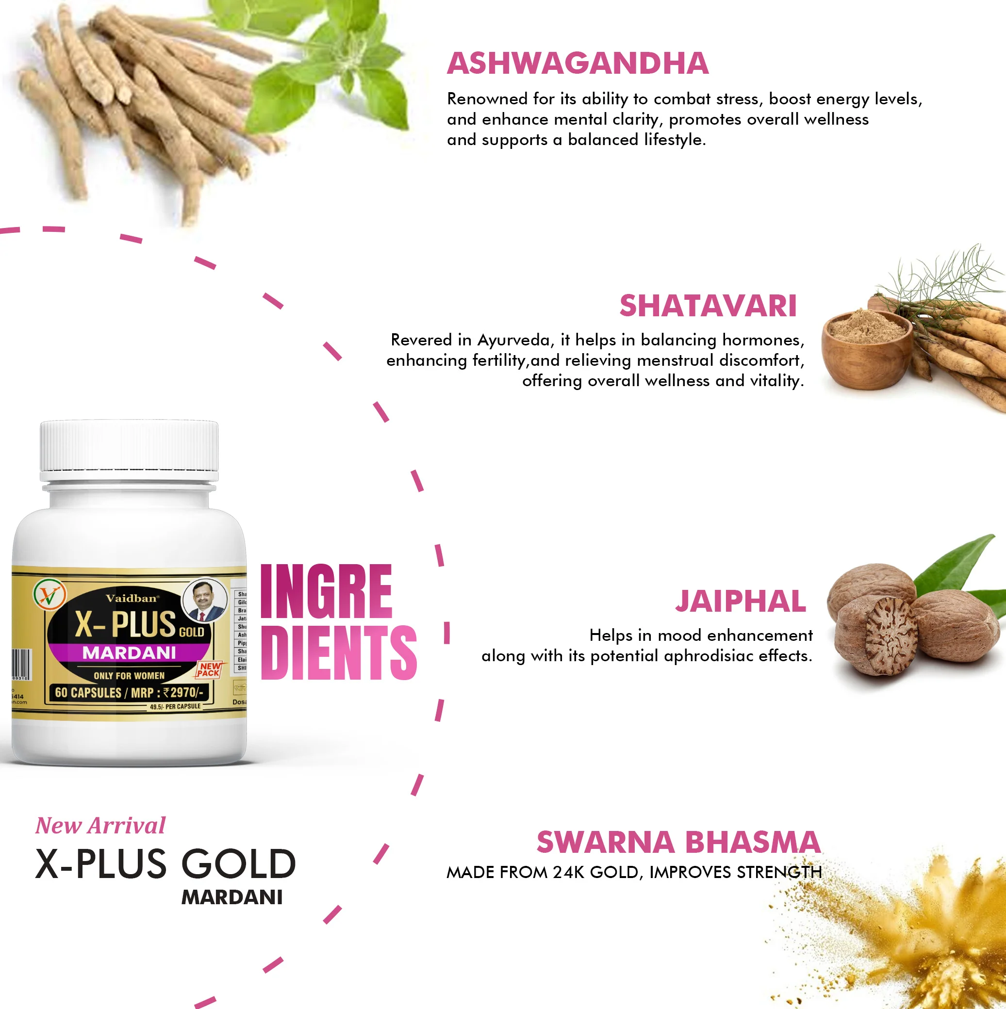 Vaidban X-Plus Gold Mardani – Performance Booster for Women - Image 4