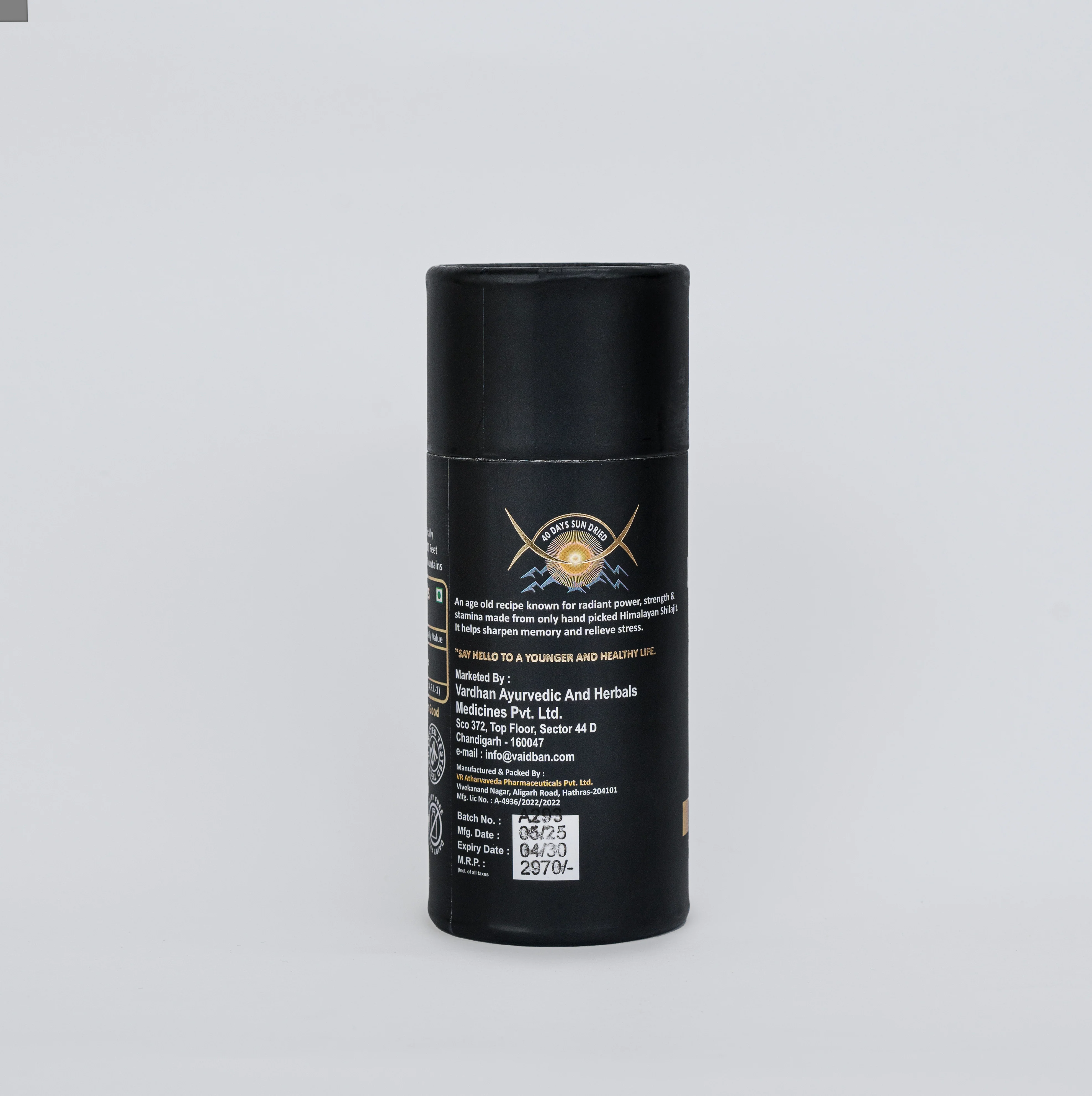 Vardhan Authentic Himalayan Shilajit Liquid Drops – Pure Resin - Image 3
