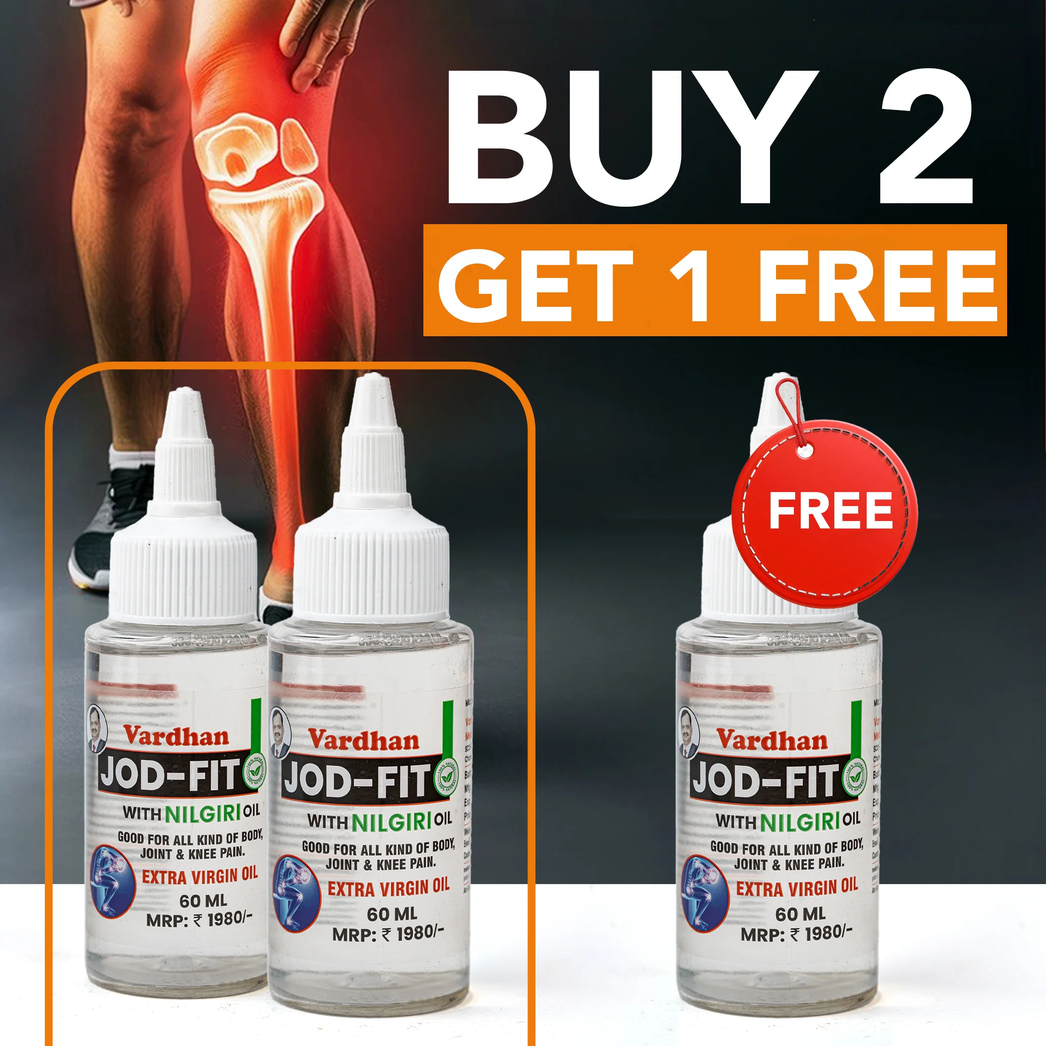Vardhan Jod-Fit Oil with Nilgiri – Ayurvedic Pain Relief Oil for Joints, Knees & Body - Image 4