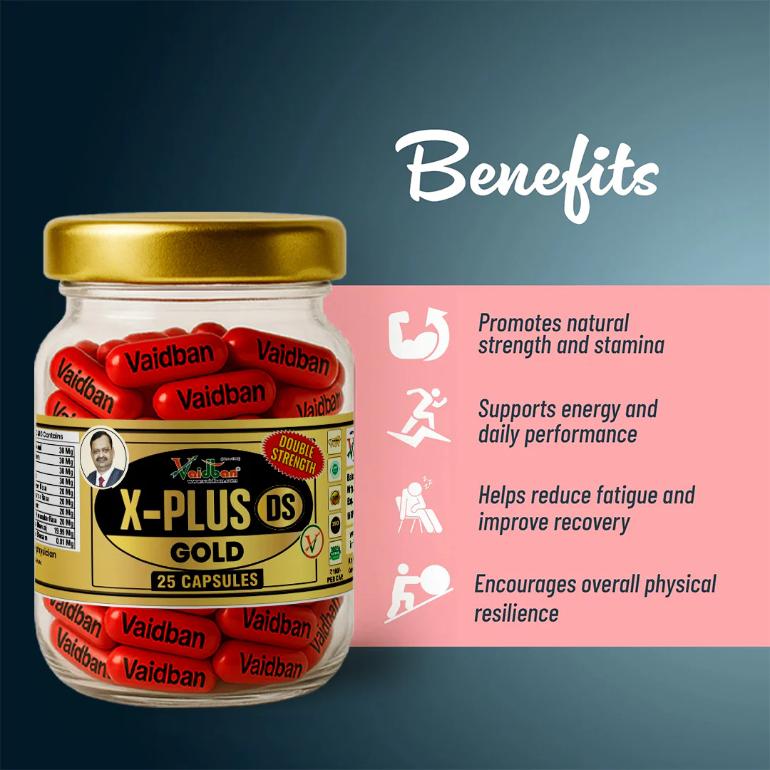 Vaidban X-Plus DS Gold – Double Strength Formula for Vitality & Wellness - Image 2