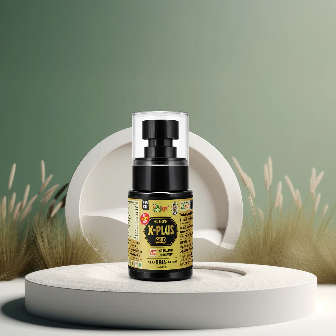 X Plus Gold Oil - Pure Ayurvedic Massage Oil For Men - Image 5