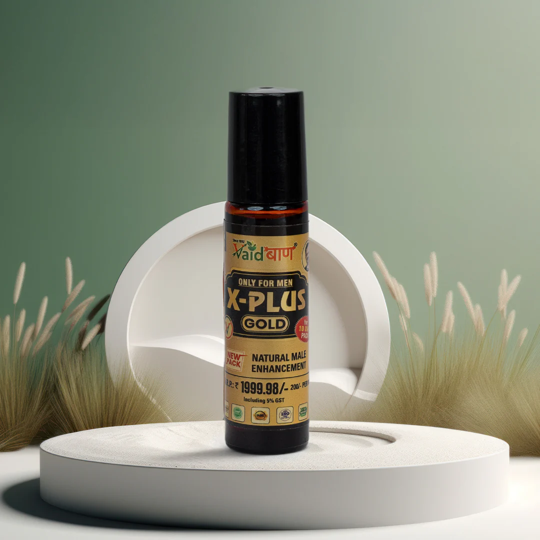 X Plus Gold Oil - Pure Ayurvedic Massage Oil For Men - Image 8