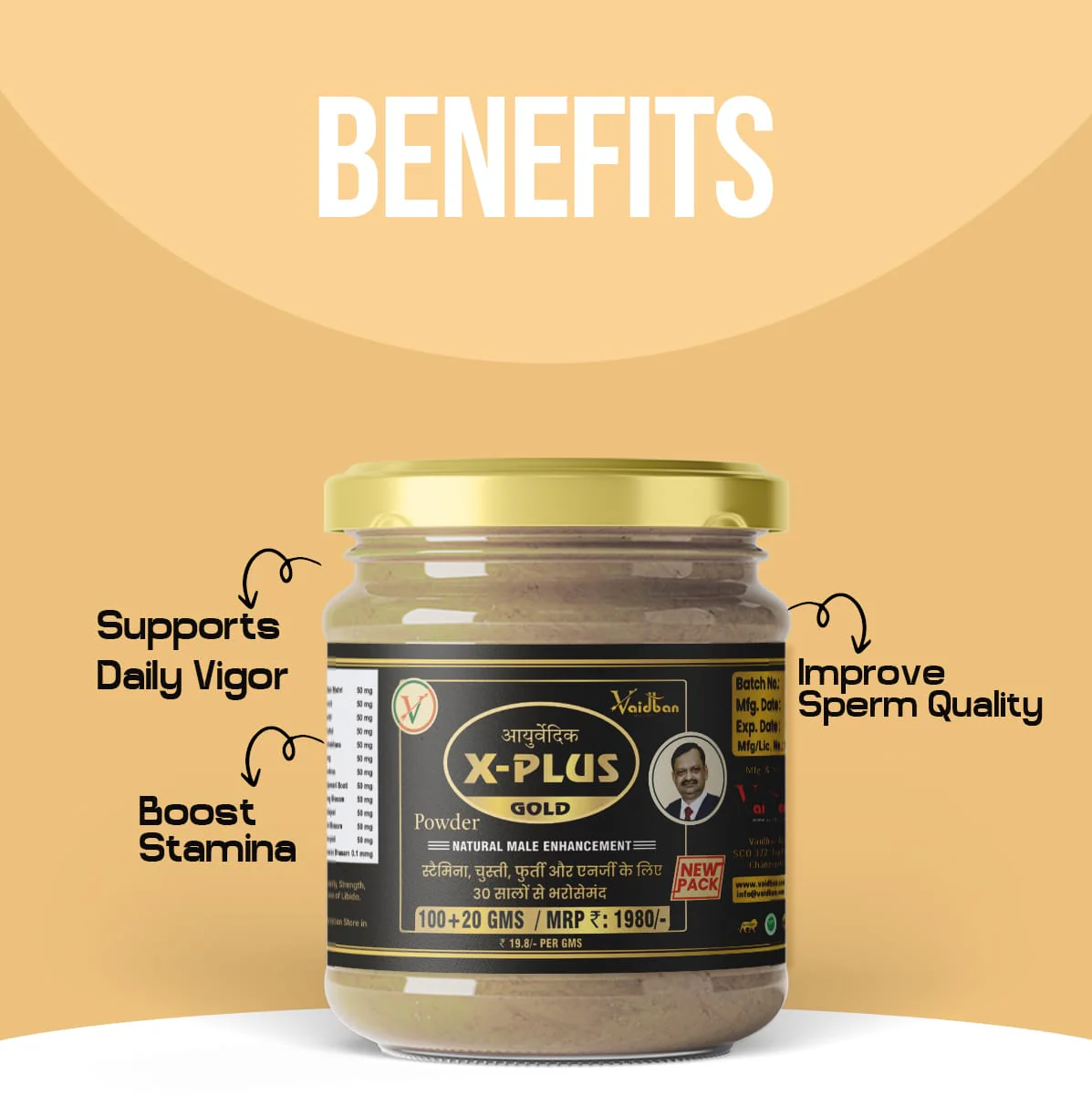 X Plus Gold Powder/Granules: A Supplement for Men's General Wellness - Image 4
